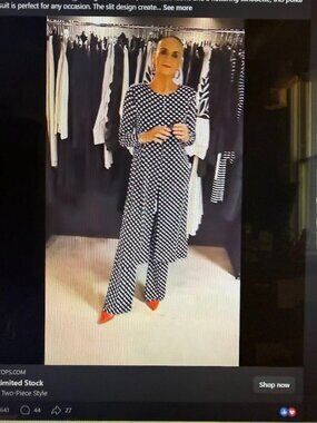 Two piece pants outfit!